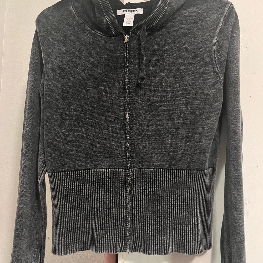 Pesca Gray Zip-Up Hoodie